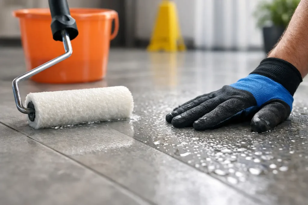 Sellado antiderrapante para pisos: qué sí funciona